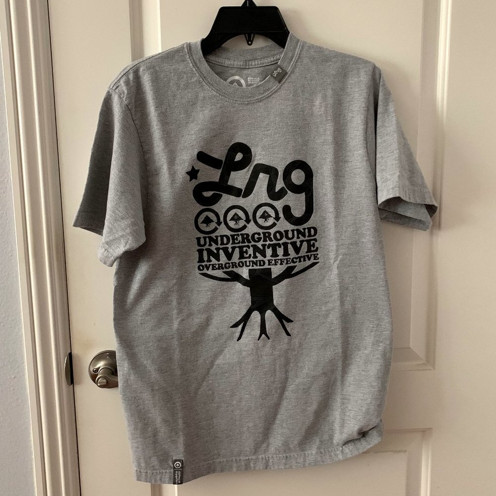 LRG Lifted Research Group Slogan T-Shirt